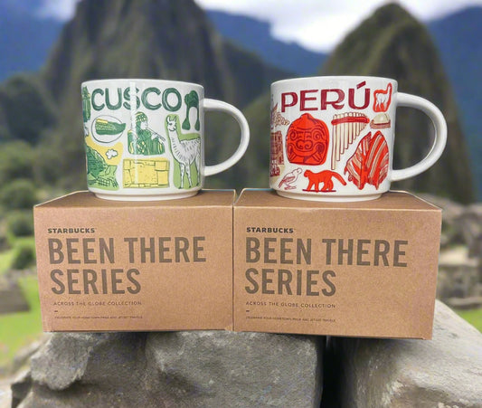Starbucks Peru & Cusco Mug Set – Been There Series 14 oz – New in Box