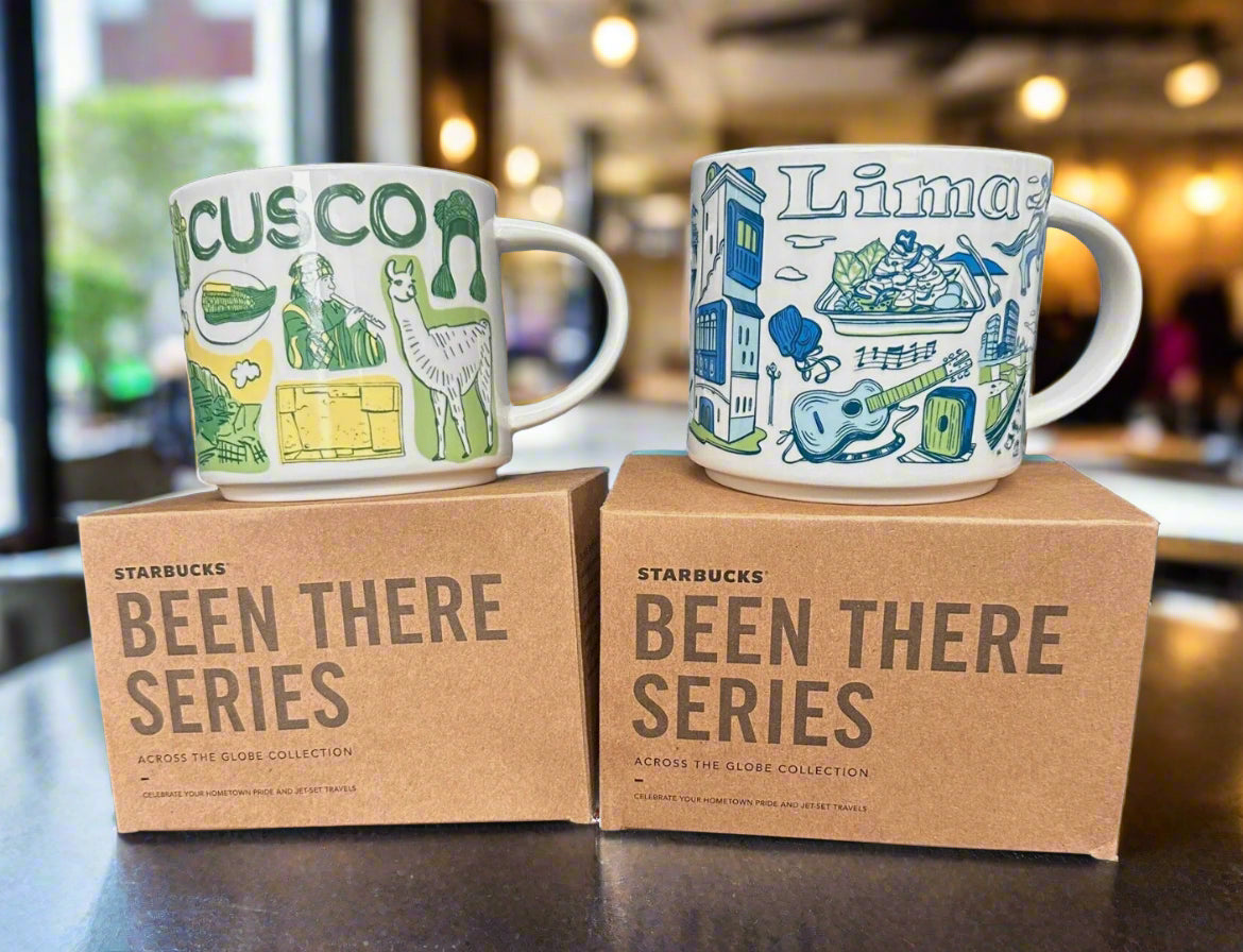 Starbucks Cusco Lima Mug Set Been There Series 14oz Cup New In Box