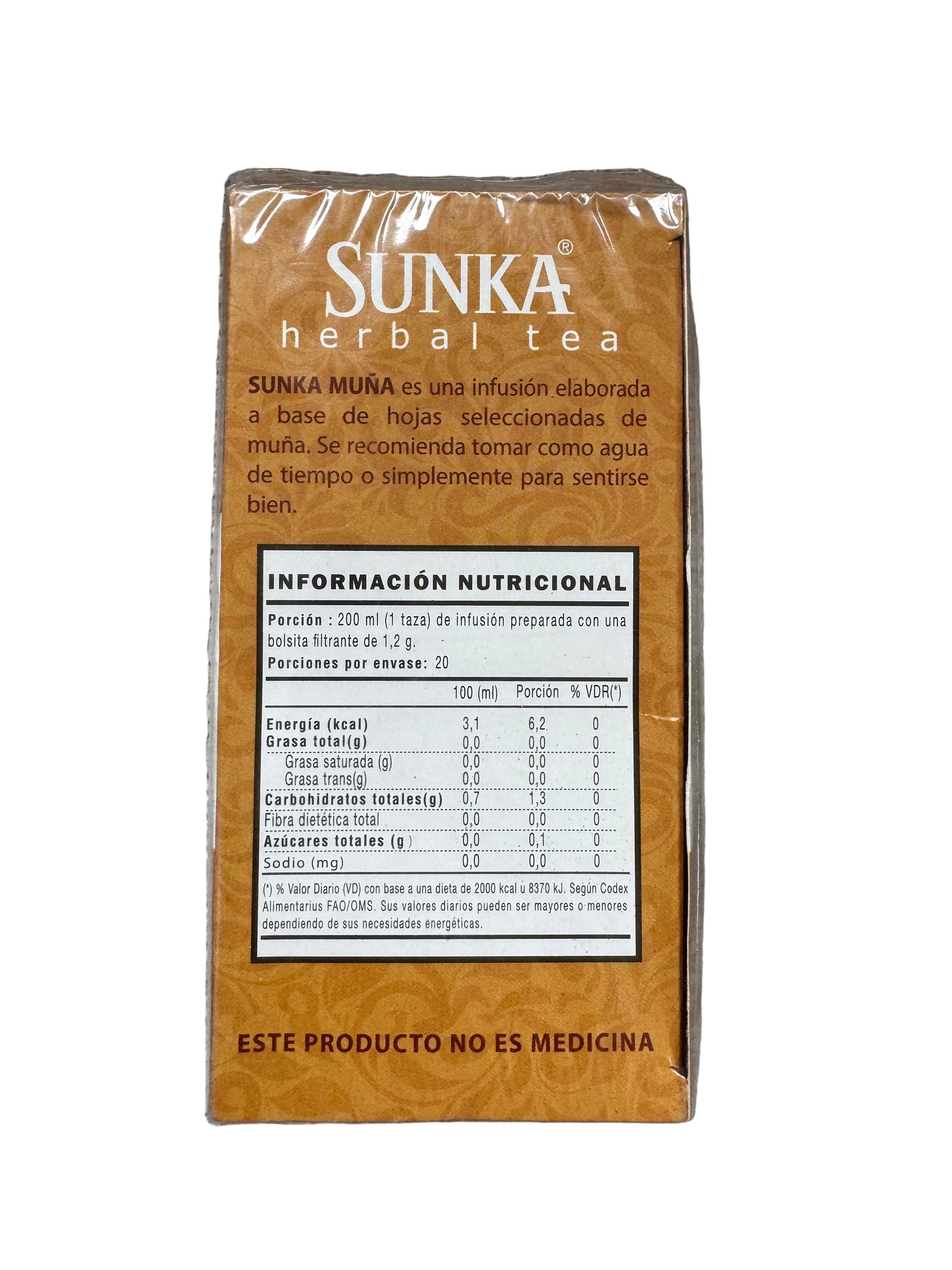 SUNKA Muña Herbal Tea – 20 Tea Bags – Andean Digestive Infusion from Peru