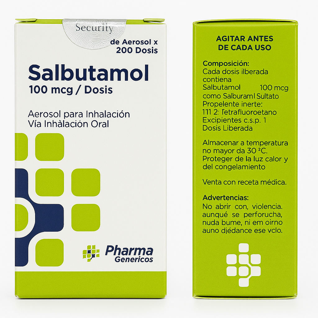Salbutamol 100 mcg