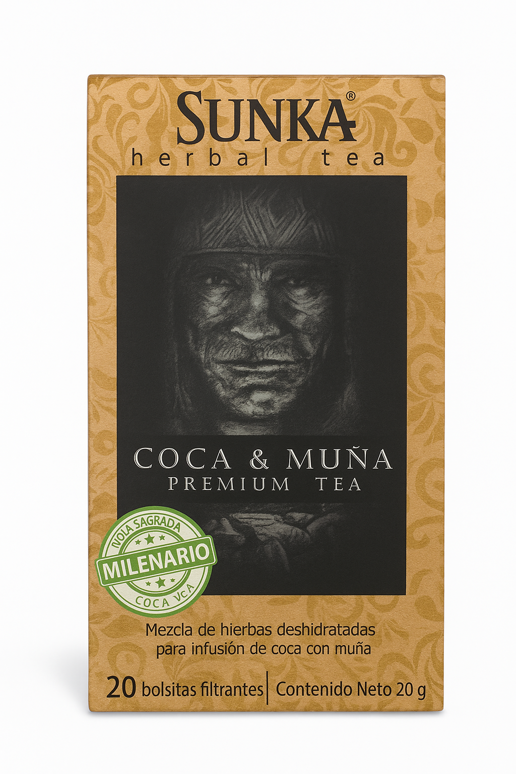 SUNKA Coca & Muña Herbal Tea – 20 Tea Bags