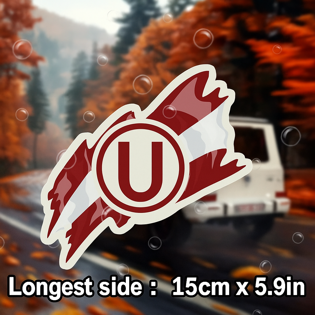 Universitario de deportes Sticker for Cars, Bumpers, Windows, Laptops, Cups, and Phones 5.9” x 5.9”