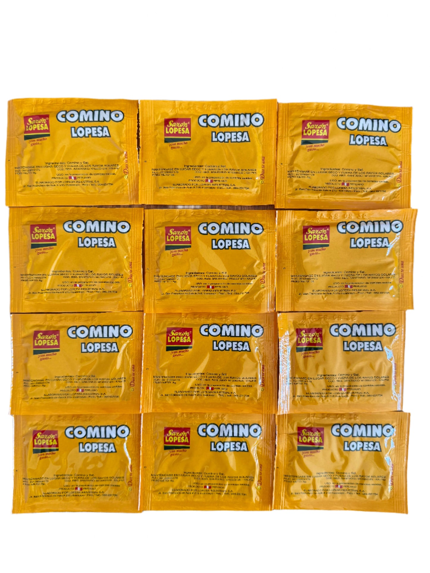 12 pack Lopesa Comino peruvian seasoning spices