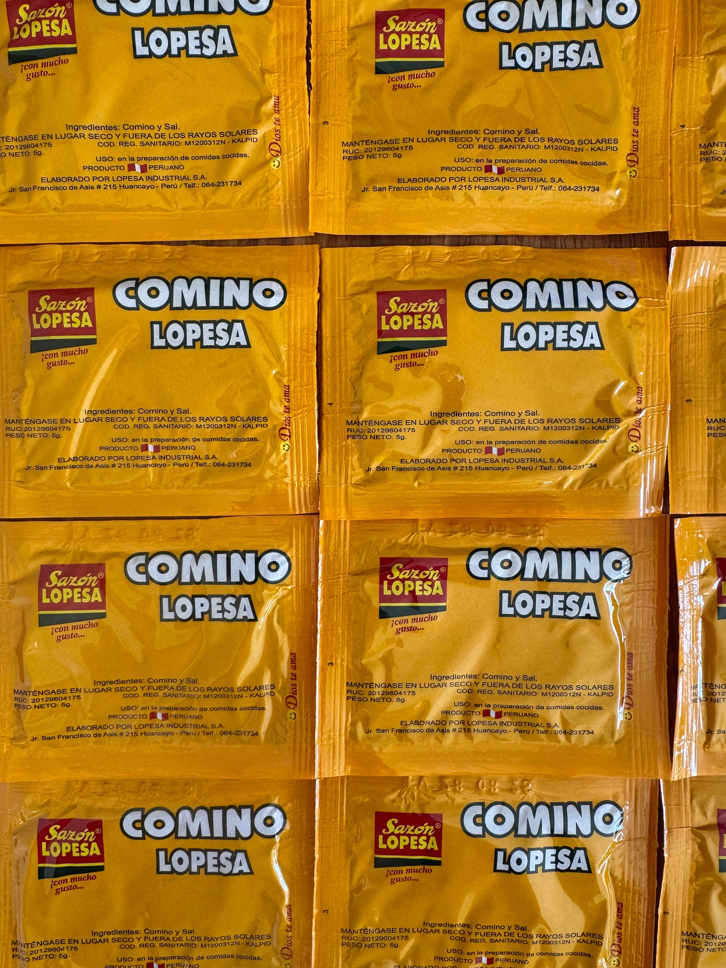 12 pack Lopesa Comino peruvian seasoning spices