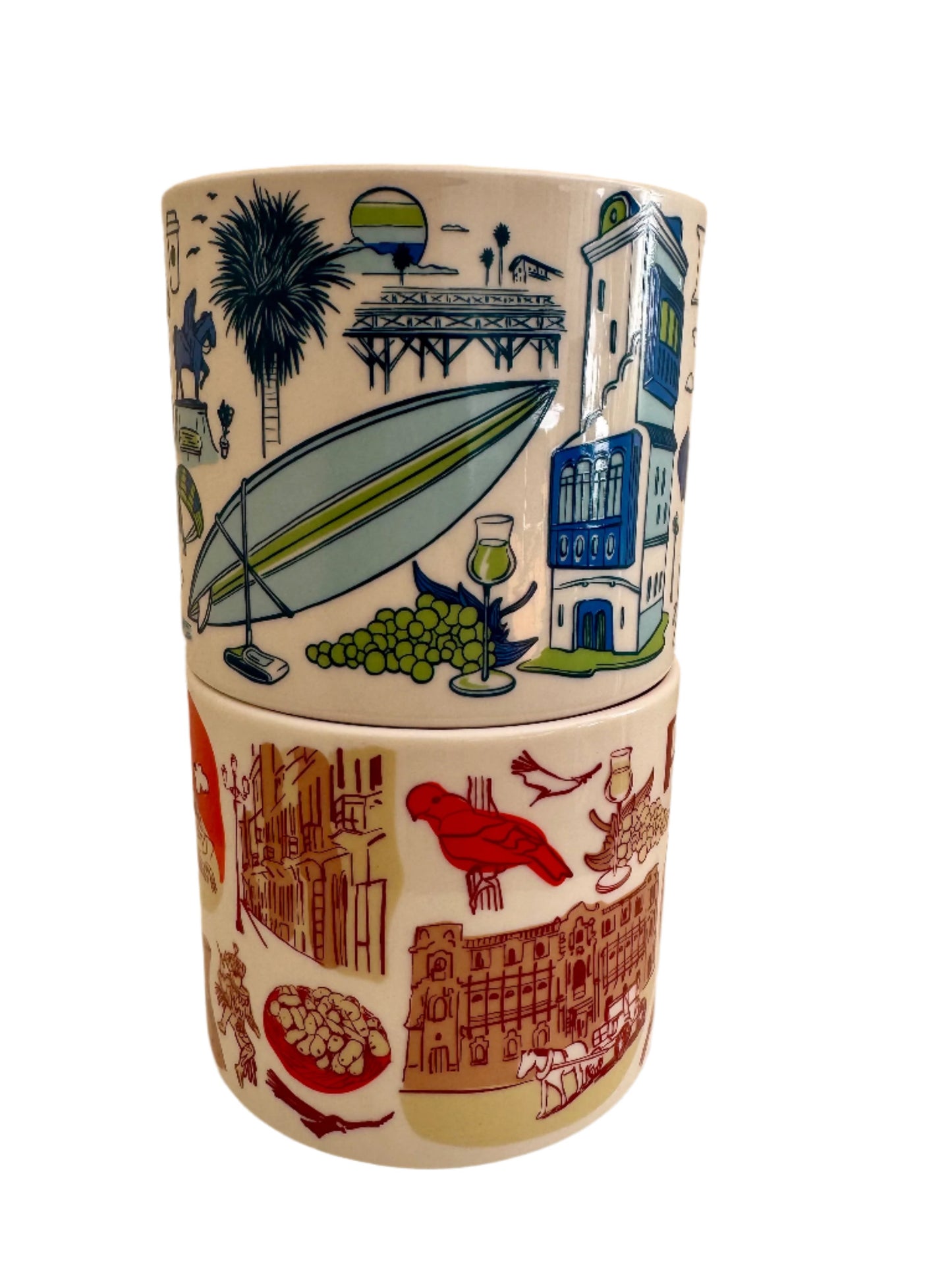 Starbucks Peru Lima Mug Set Been There Series 14oz Cup New In Box