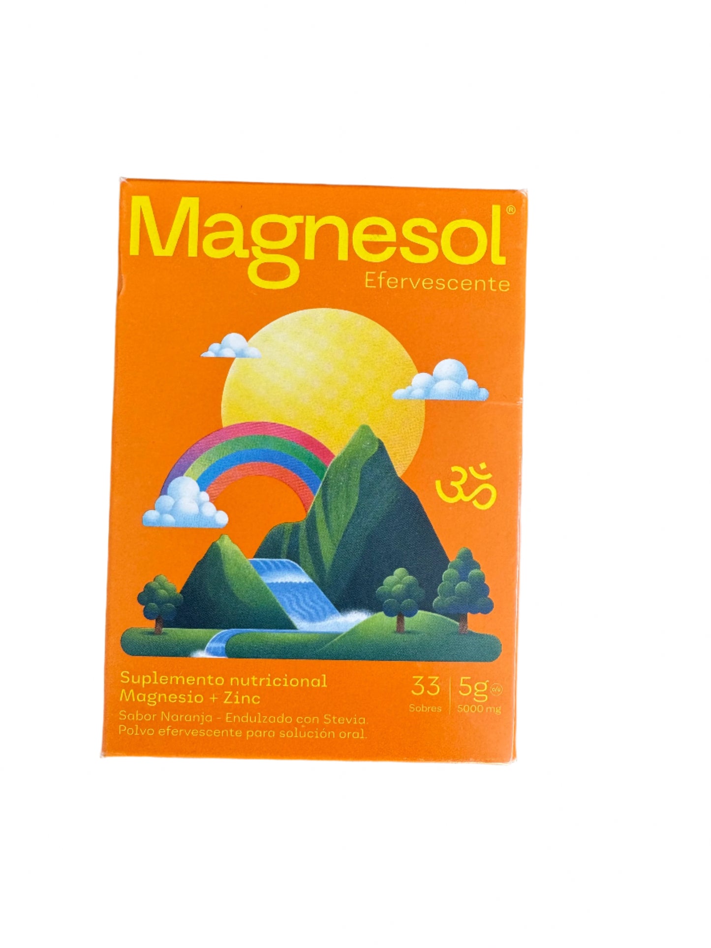 Magnesol Naranja – 33 Sobres de Magnesio 5g Sabor Naranja