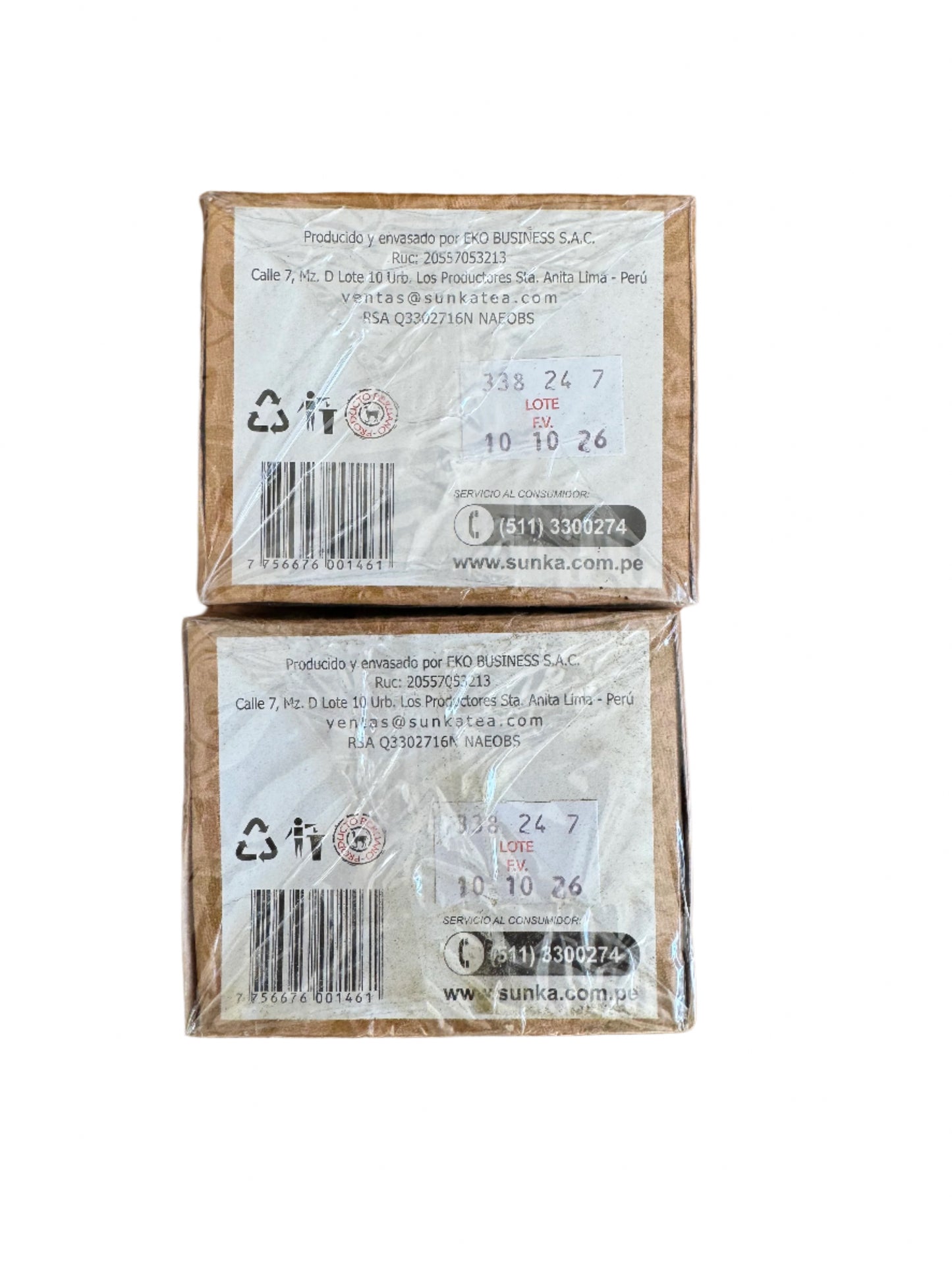 2 - SUNKA Herbal Tea Coca y Muña Premium Tea 20 Tea Bags total 40