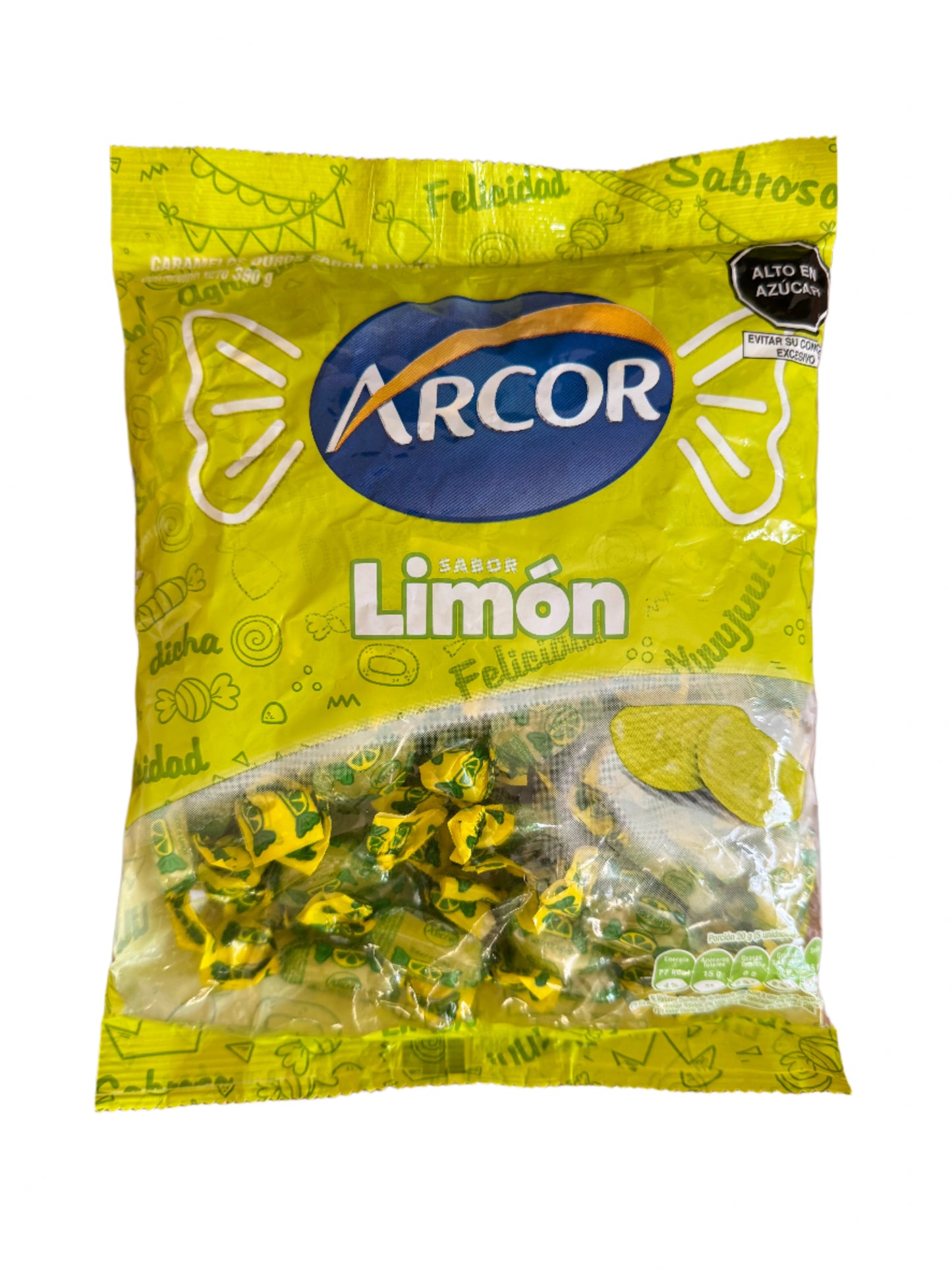 Arcor Lemon Hard Candies – 100 Count – Classic Peruvian Candy