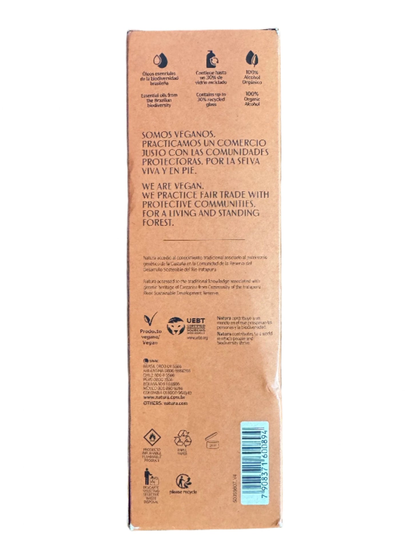 Natura Ekos Frescor Castanha Eau de Toilette 150 ml