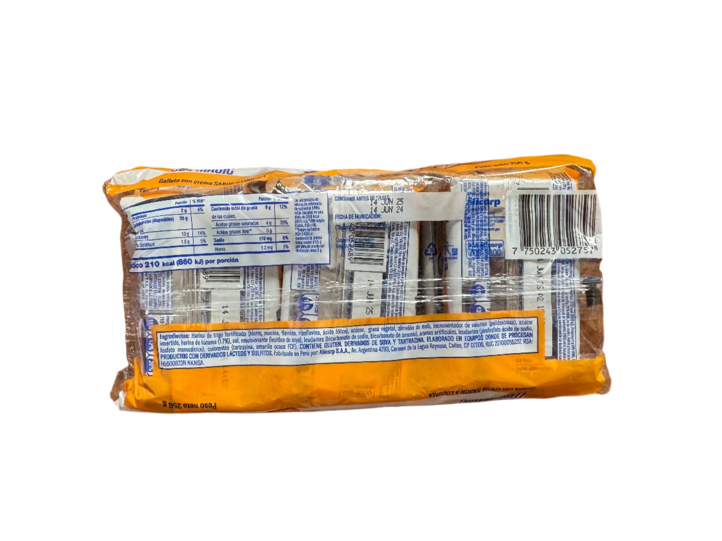 Victoria Casino Galletas Peruanas Crema Sabor Lucuma Lucuma 9.10 oz