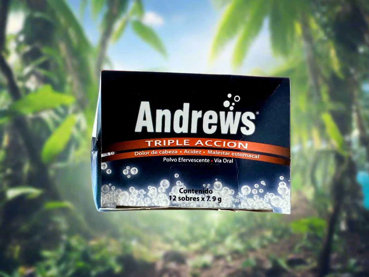 Andrews Salt Triple Action Blue – 12 Pack | Antacid & Digestive Relief