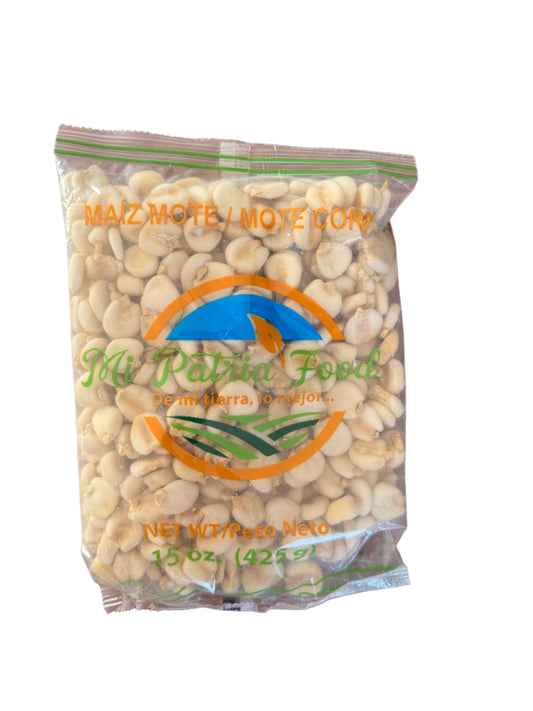 Maíz Mote Mi Patria – Peruvian Giant Corn 15 oz / 425 g