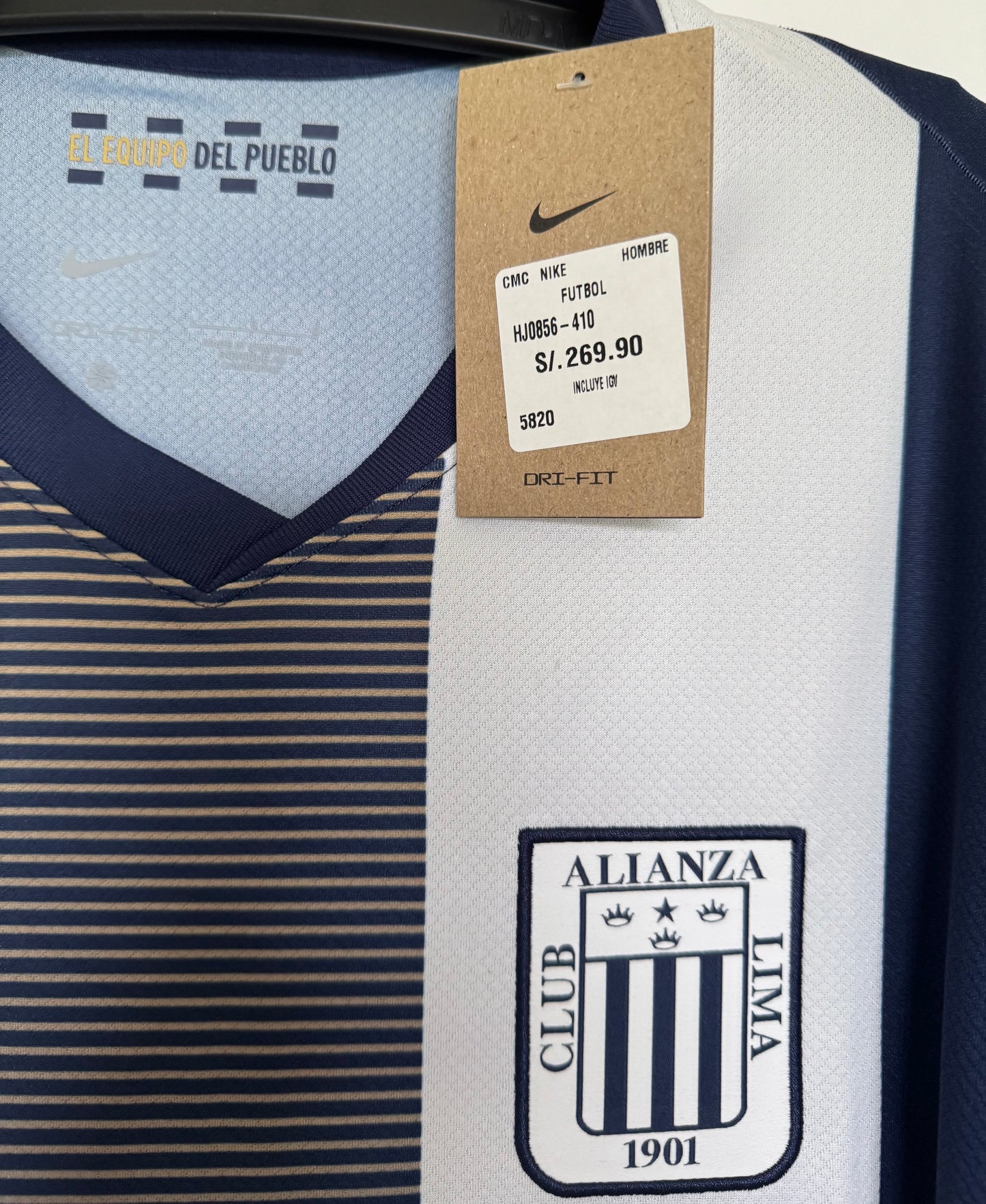 Nike Alianza Lima 2025 Official Jersey Original Soccer Shirt from Peru for Men