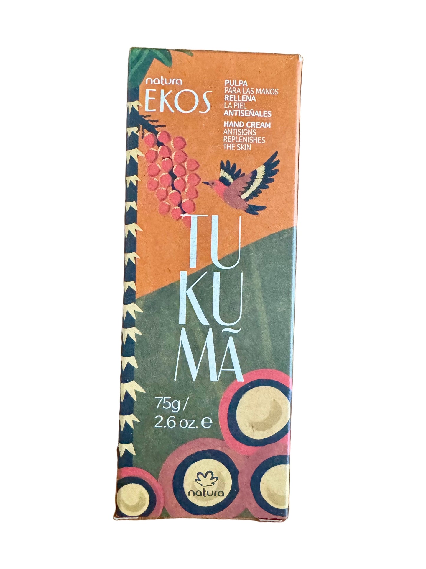 Crema de Manos Natura EKOS tukumá hidratación 75g 2.6oz