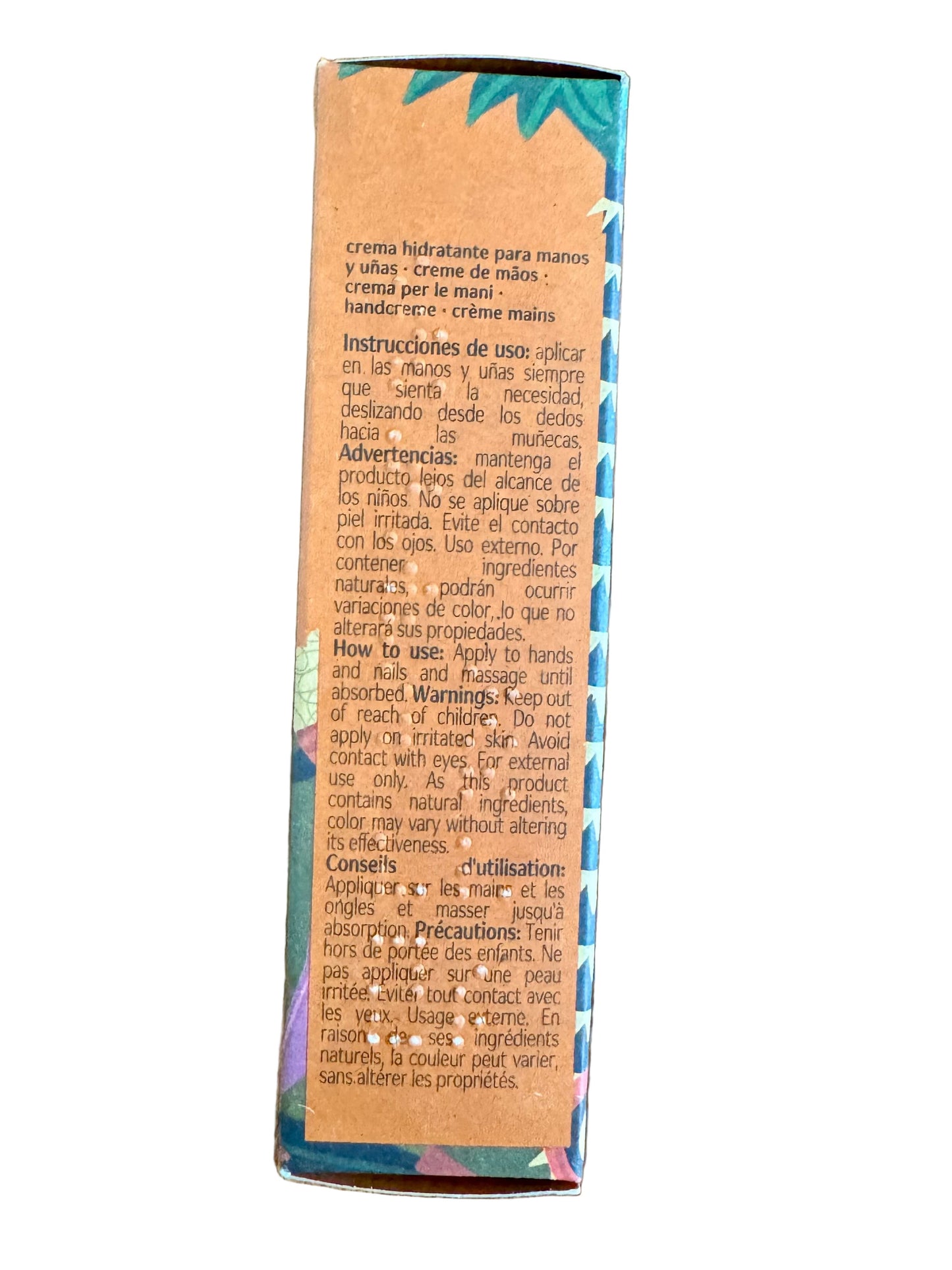 Crema de Manos Natura EKOS tukumá hidratación 75g 2.6oz