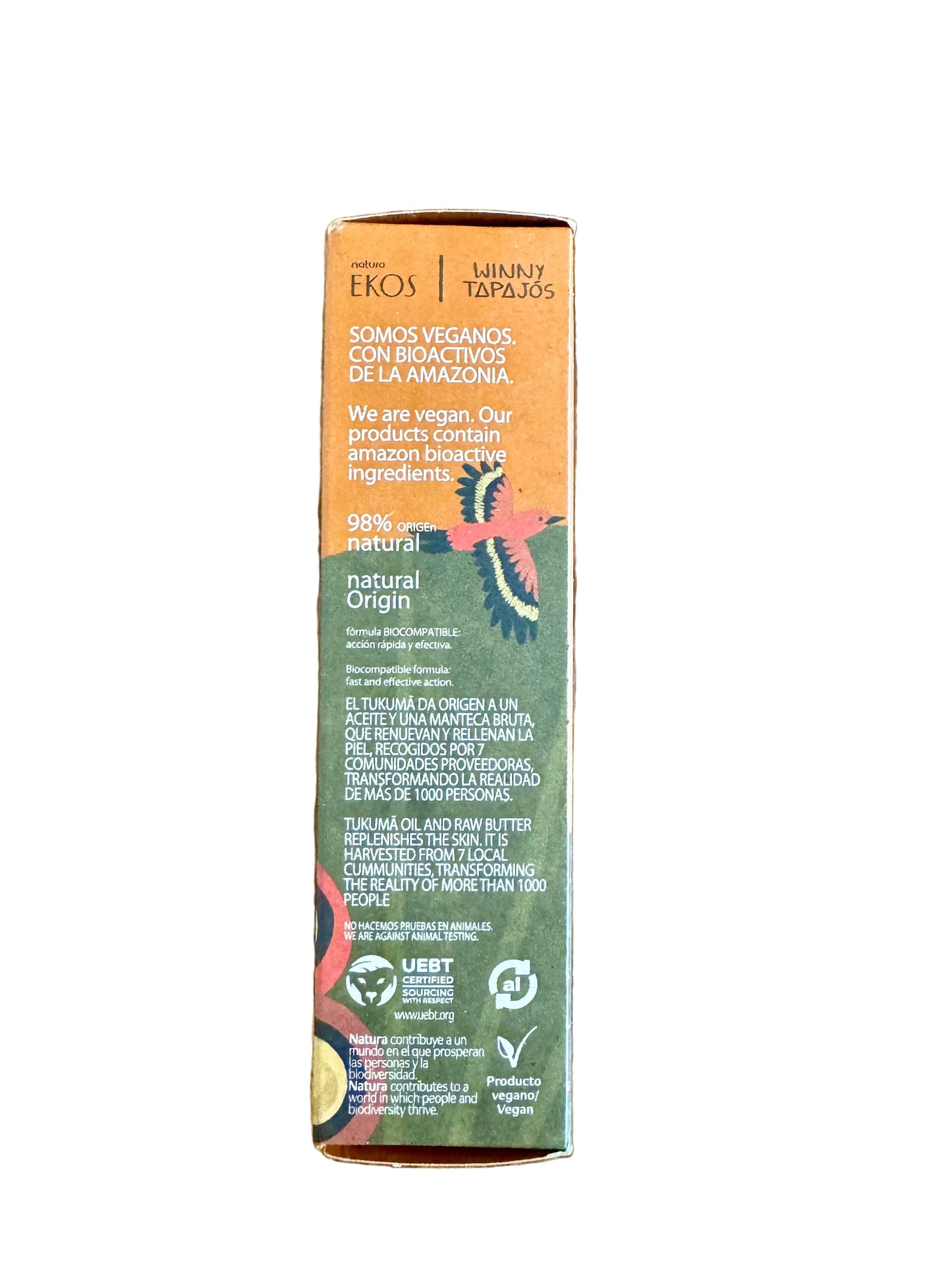 Crema de Manos Natura EKOS tukumá hidratación 75g 2.6oz