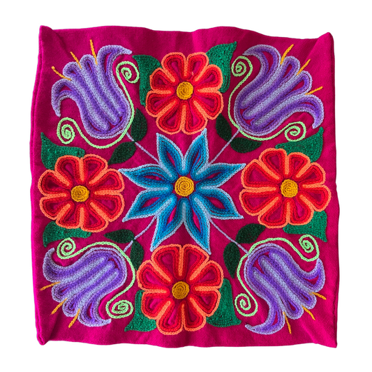 Handmade Pillow Cases - Floating Islands Lake Titicaca - Puno Peru Handicrafts 20"x20"