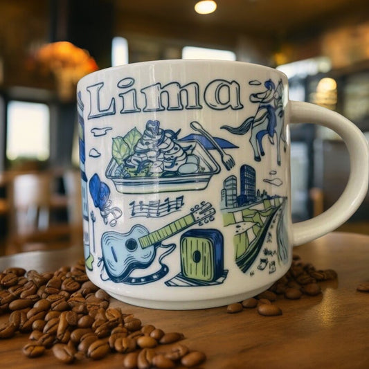 Starbucks Been There Series Lima Peru Mug - New in Box Collectible Cup 14 oz
