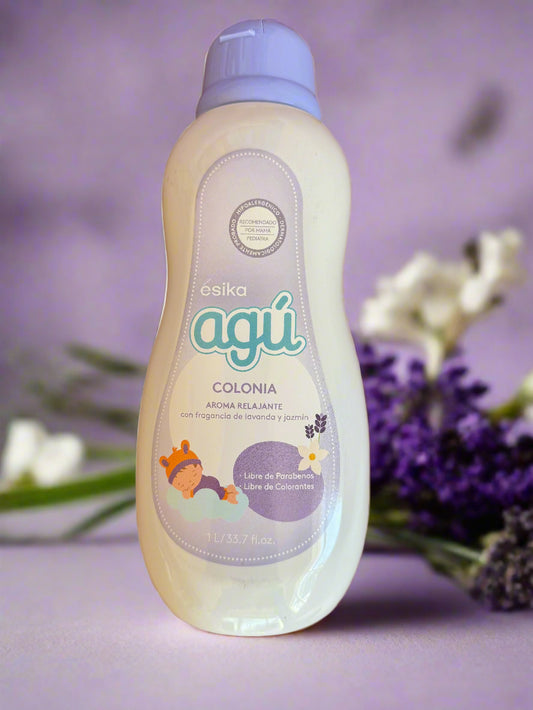 Esika Colonia Agú aroma lavanda vibrante de 1 litro