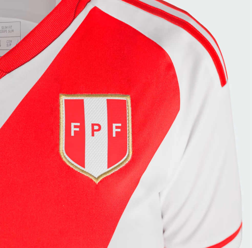 Adidas camiseta oficial de local de la selección peruana 2023 para hombre