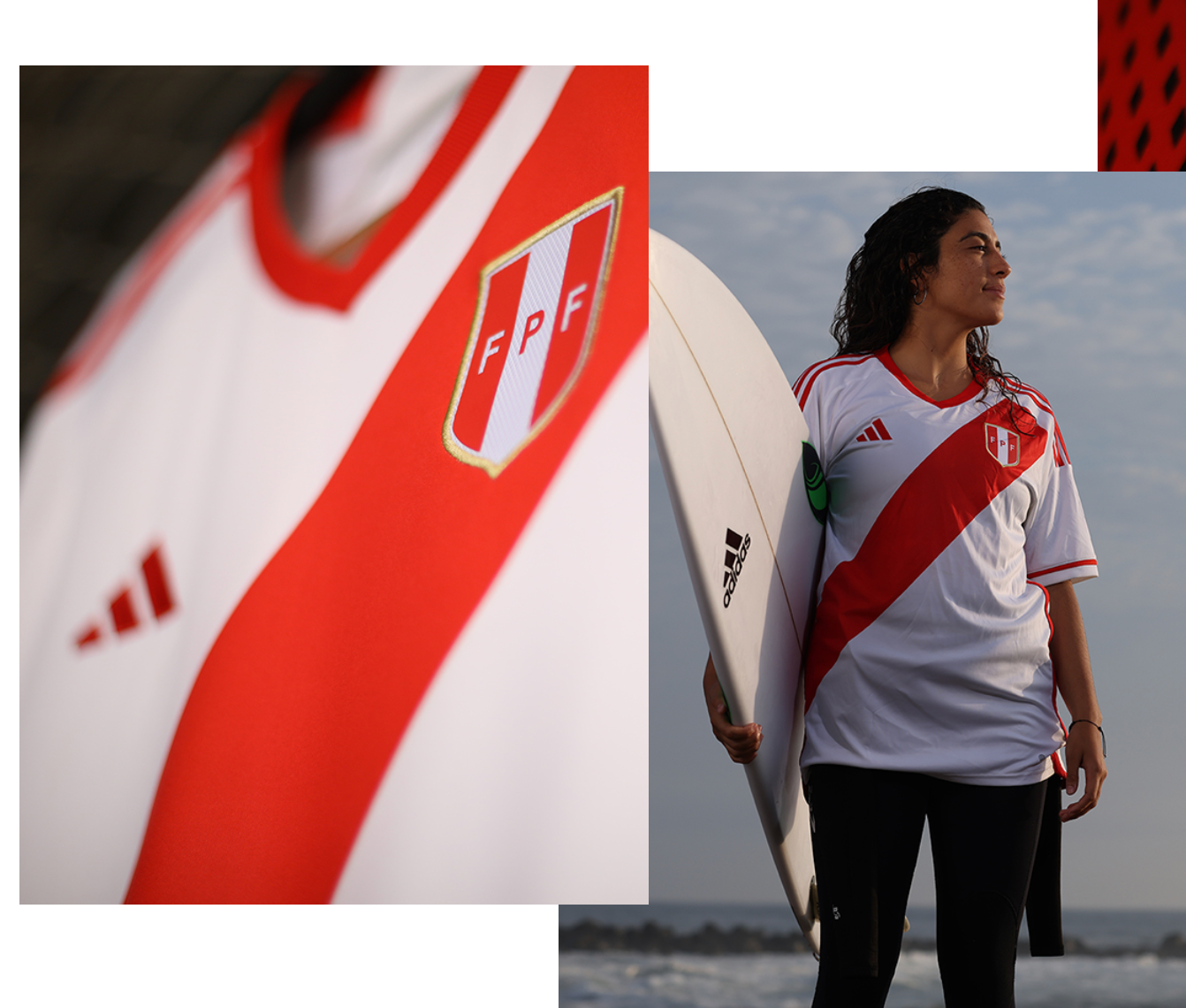 Adidas camiseta oficial de local de la selección peruana 2023 para mujer