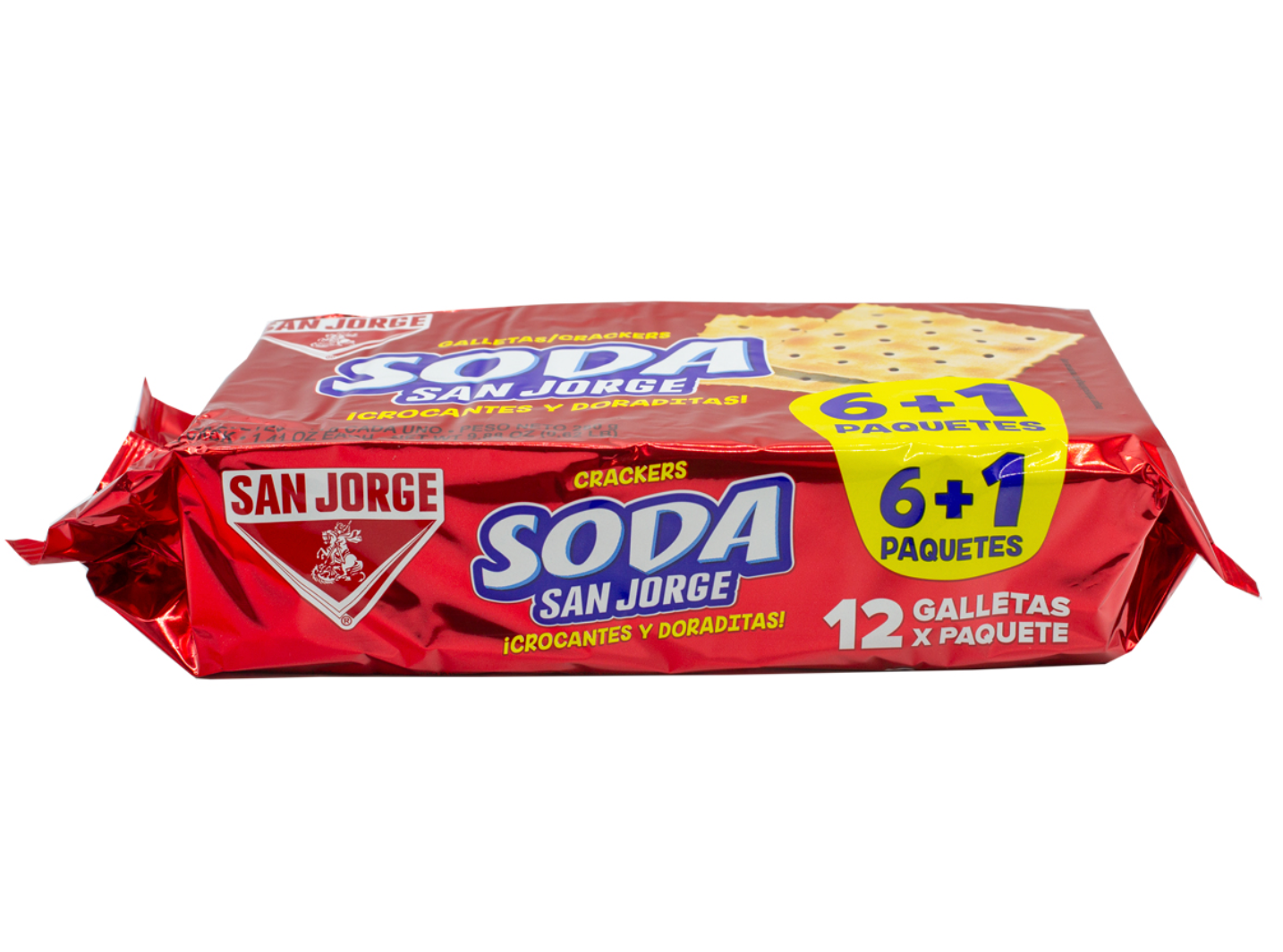 2 pack Galletas peruanas Soda San Jorge 7 unidades