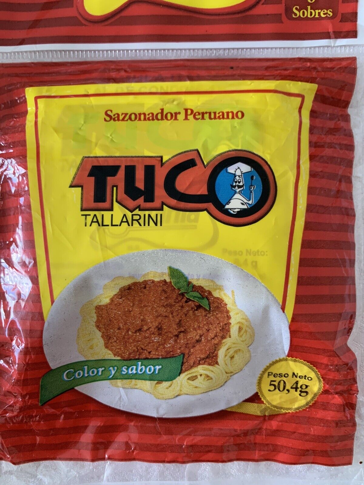 Sibarita Tuco Tallarini Sazonador Peruano Dry Seasoning Packets For Cooking
