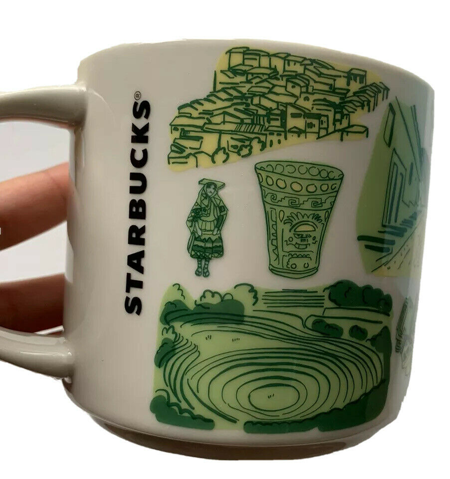 Starbucks Been There Series Cusco Peru Mug - Machu Picchu Collectible Cup 14 oz