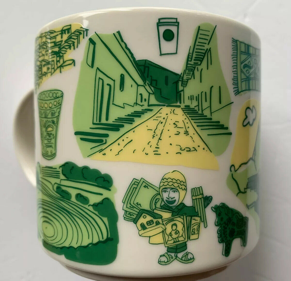 Starbucks Been There Series Cusco Peru Mug - Machu Picchu Collectible Cup 14 oz