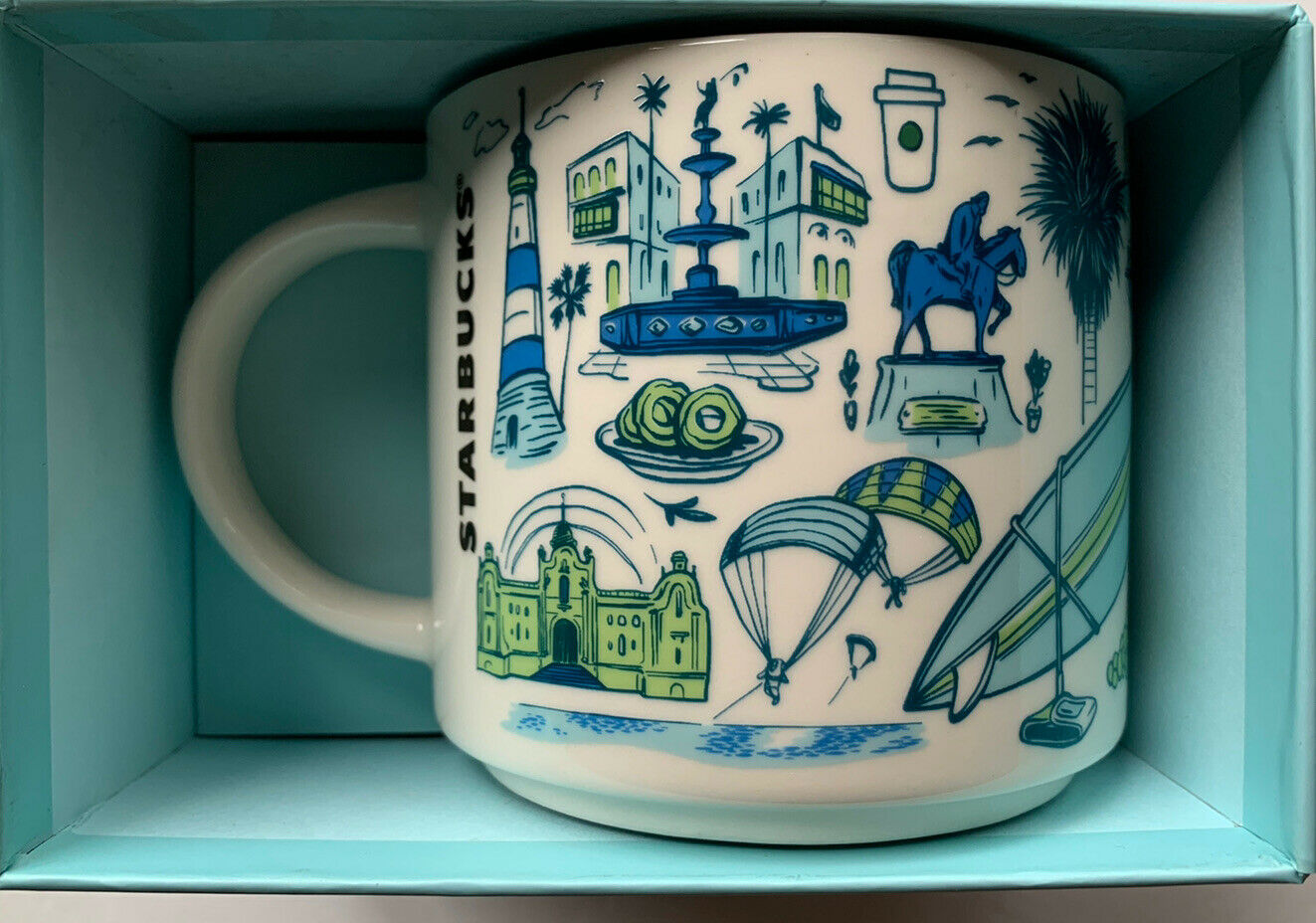 Starbucks Been There Series Lima Peru Mug - New in Box Collectible Cup 14 oz