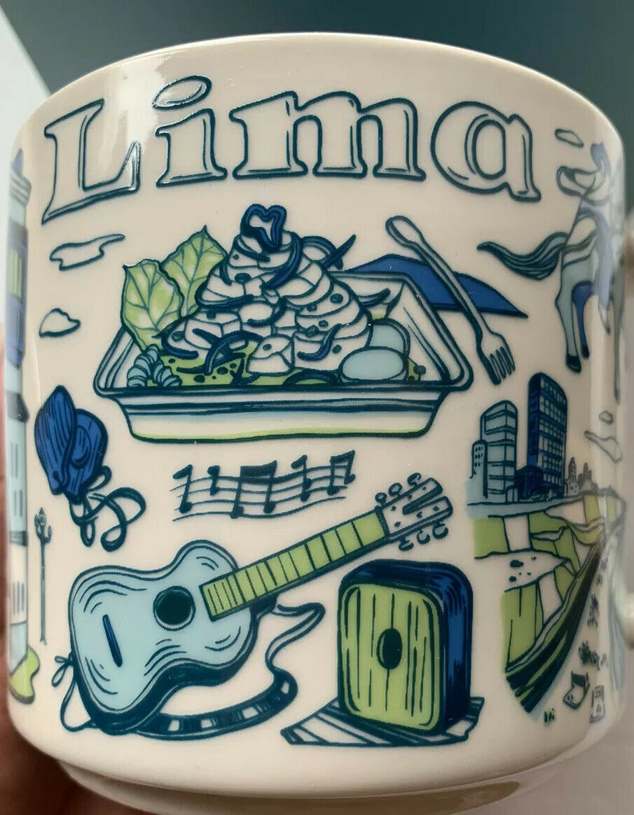 Starbucks Been There Series Lima Peru Mug - New in Box Collectible Cup 14 oz