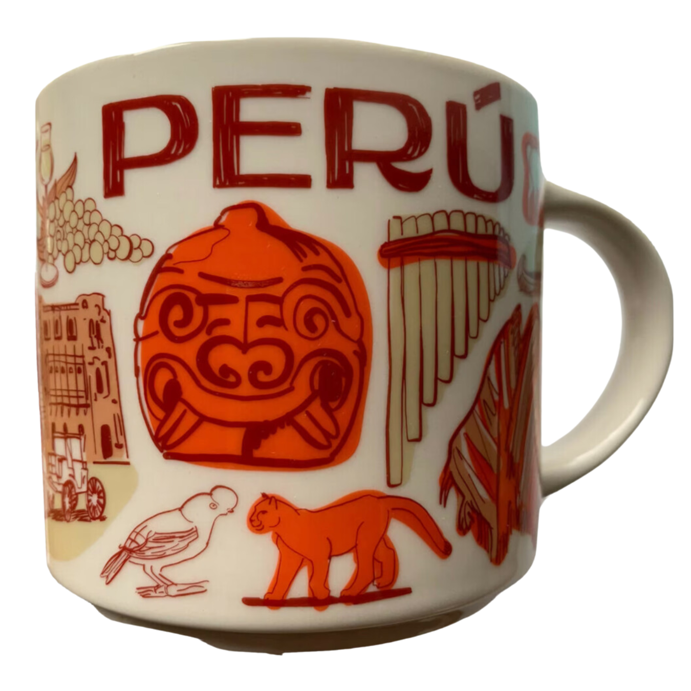 Starbucks Peru Been There Series Mug – 14 oz Ceramic Cup – Brand New