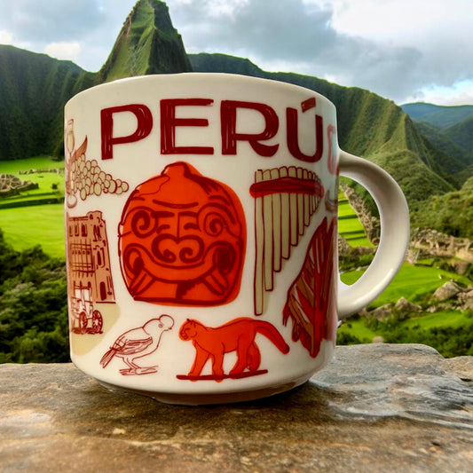 Starbucks Peru Been There Series Mug – 14 oz Ceramic Cup – Brand New