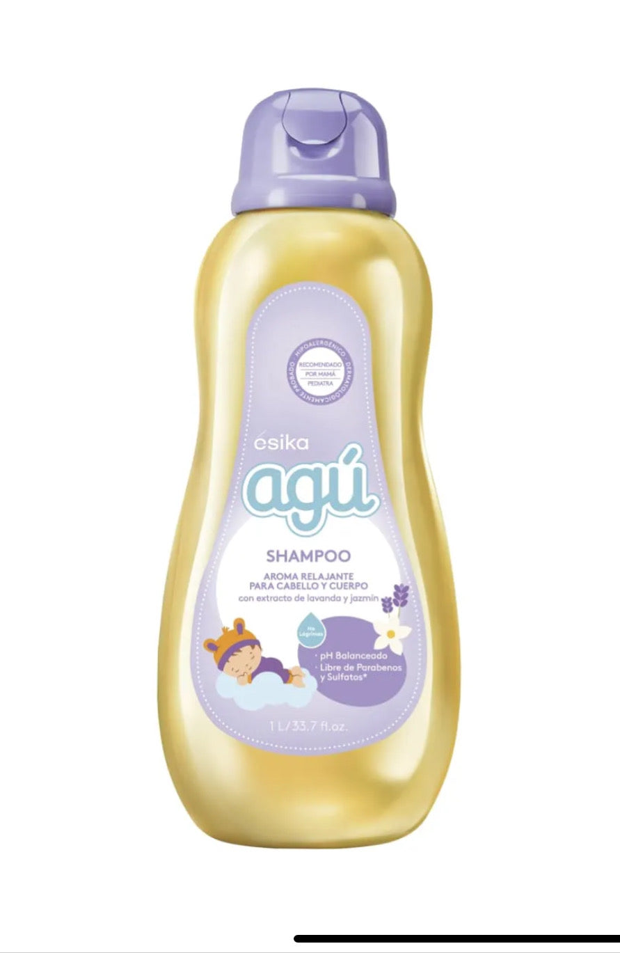 Esika Agú Shampoo 1L – Lavender & Jasmine Scent
