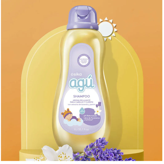 Esika Agú Shampoo 1L – Lavender & Jasmine Scent