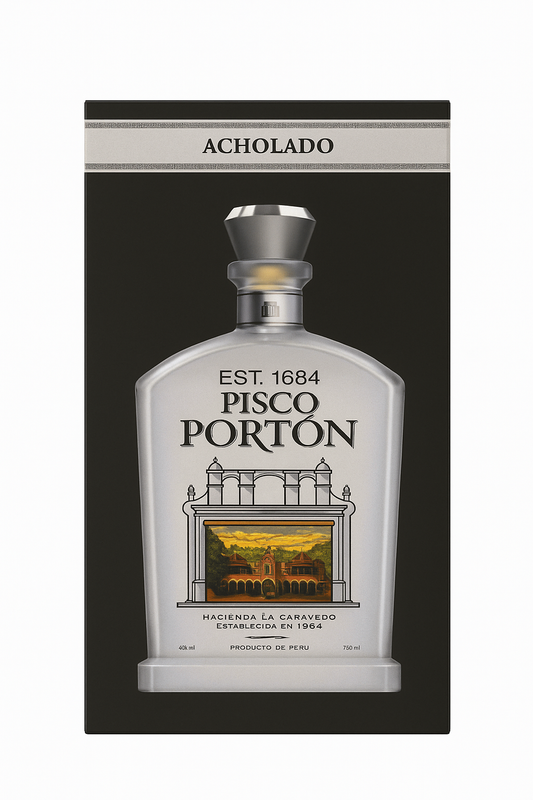Portón Acholado Pisco 750 ml – Handcrafted Peruvian Spirit