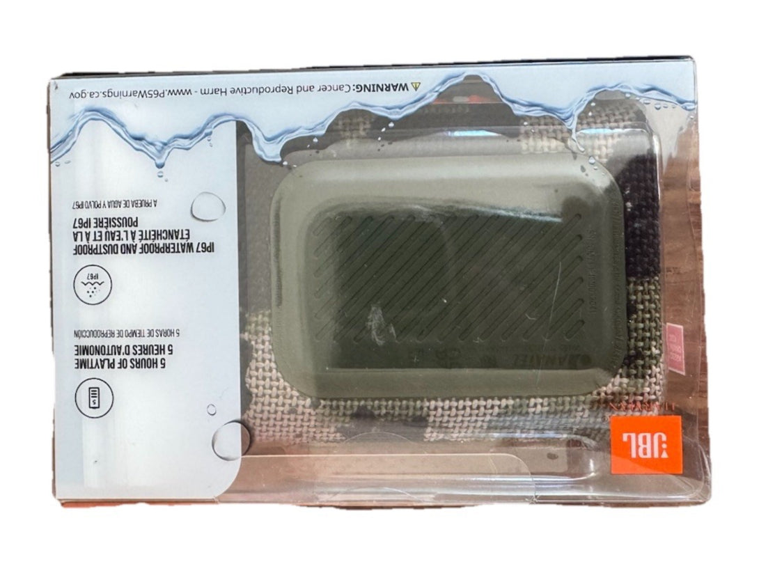 JBL Go 3 Bluetooth Speaker - Green Camouflage