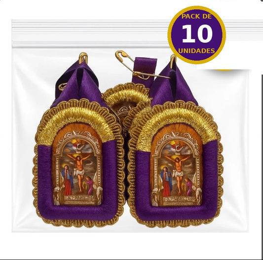 10 Detente Señor de los Milagros – Blessed Peruvian Religious Decor 2”X1.5’