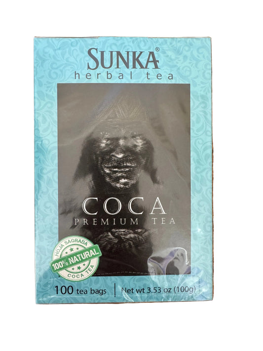 SUNKA Coca Premium Tea 100 Tea Bags