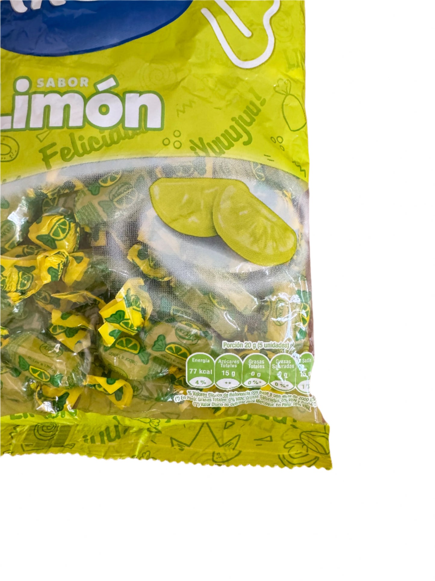 Arcor Lemon Hard Candies – 100 Count – Classic Peruvian Candy