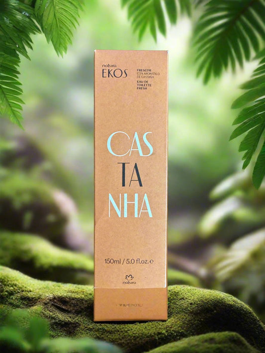 Natura Ekos Frescor Castanha Eau de Toilette 150 ml – Fresh Unisex Fragrance with Brazil Nut Essence