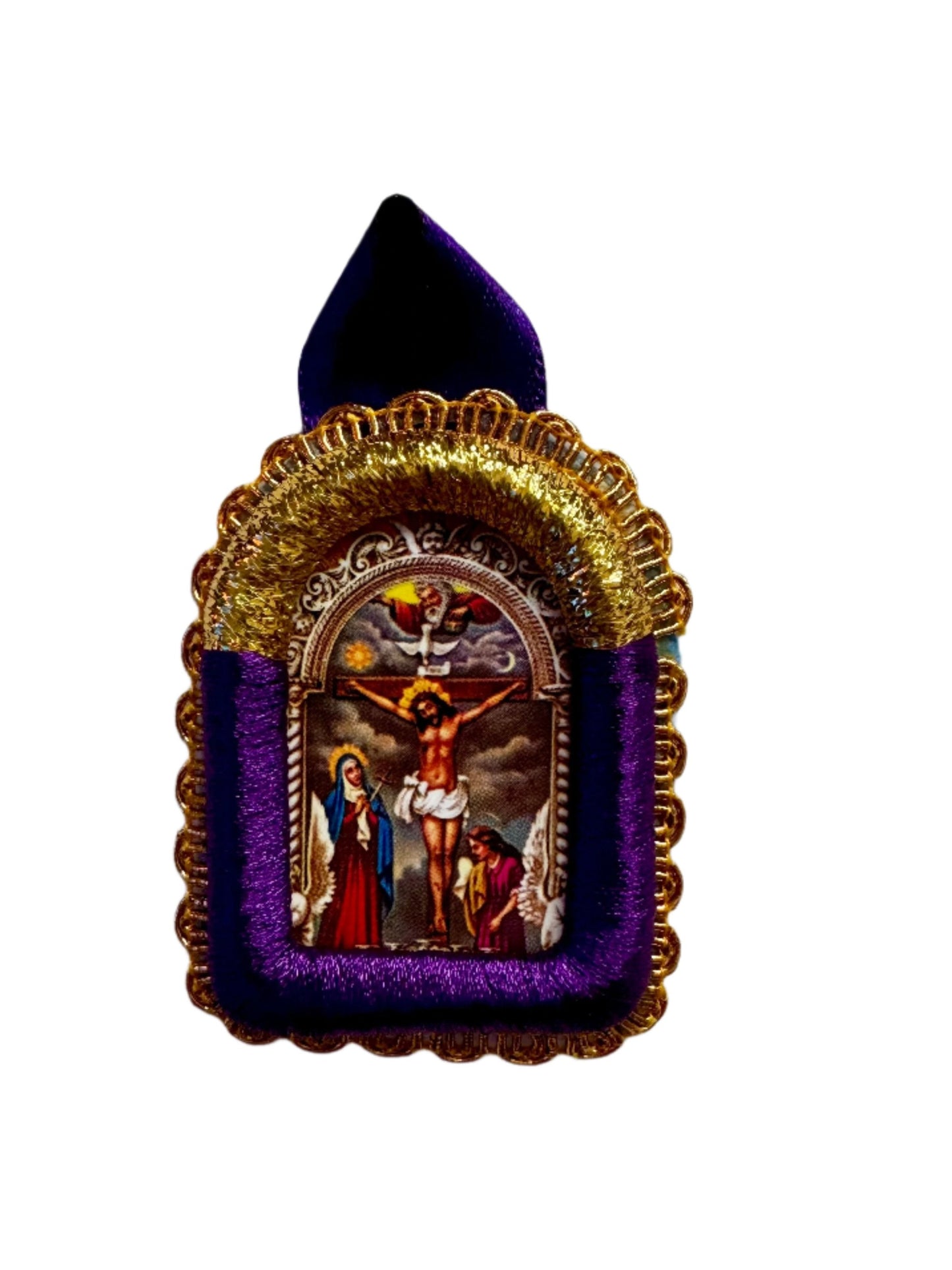 Peruvian Detente Señor de los Milagros & Virgen de las Nubes 2" x1.5"