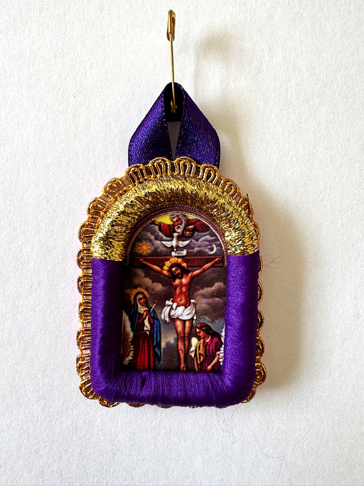 Peruvian Detente – Señor de los Milagros & Divino Niño, Catholic Protection Charm Various Sizes