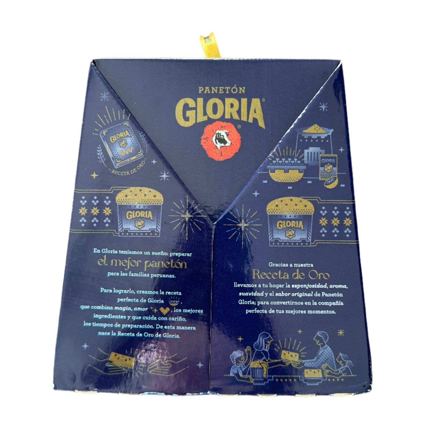 Gloria Panettone Cake with Raisins and Candied Fruit 900g (2lb) Peruvian Paneton