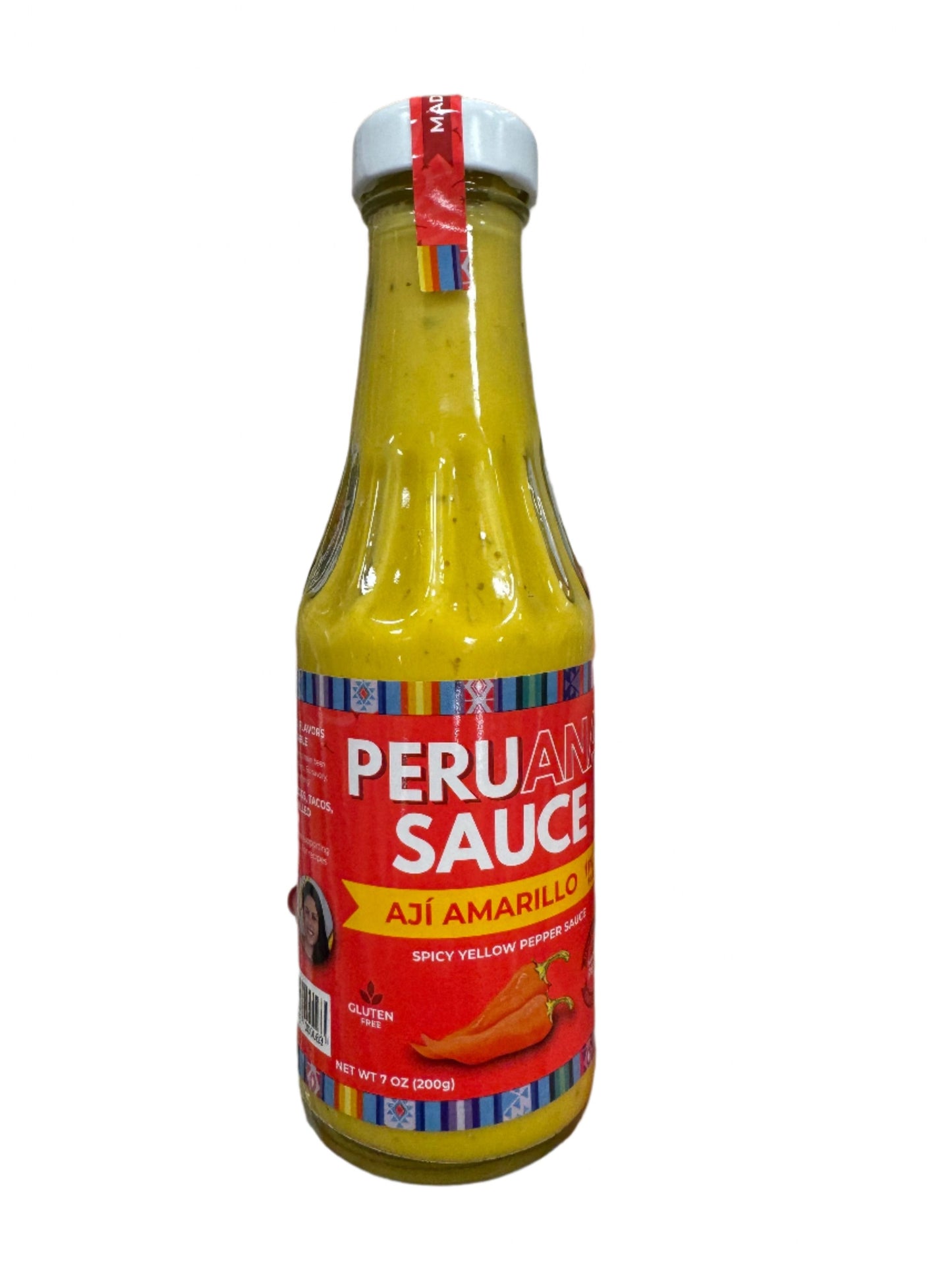 PERUANA Aji Amarillo Spicy Yellow Pepper Hot Sauce, 12.7 oz