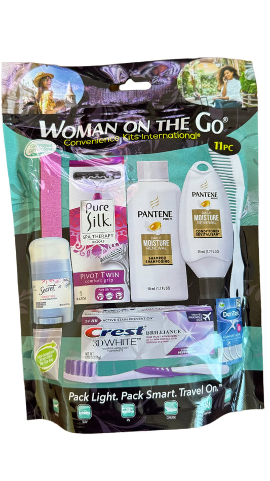 Travel Kit Convenience On The Go Deluxe 11-Piece