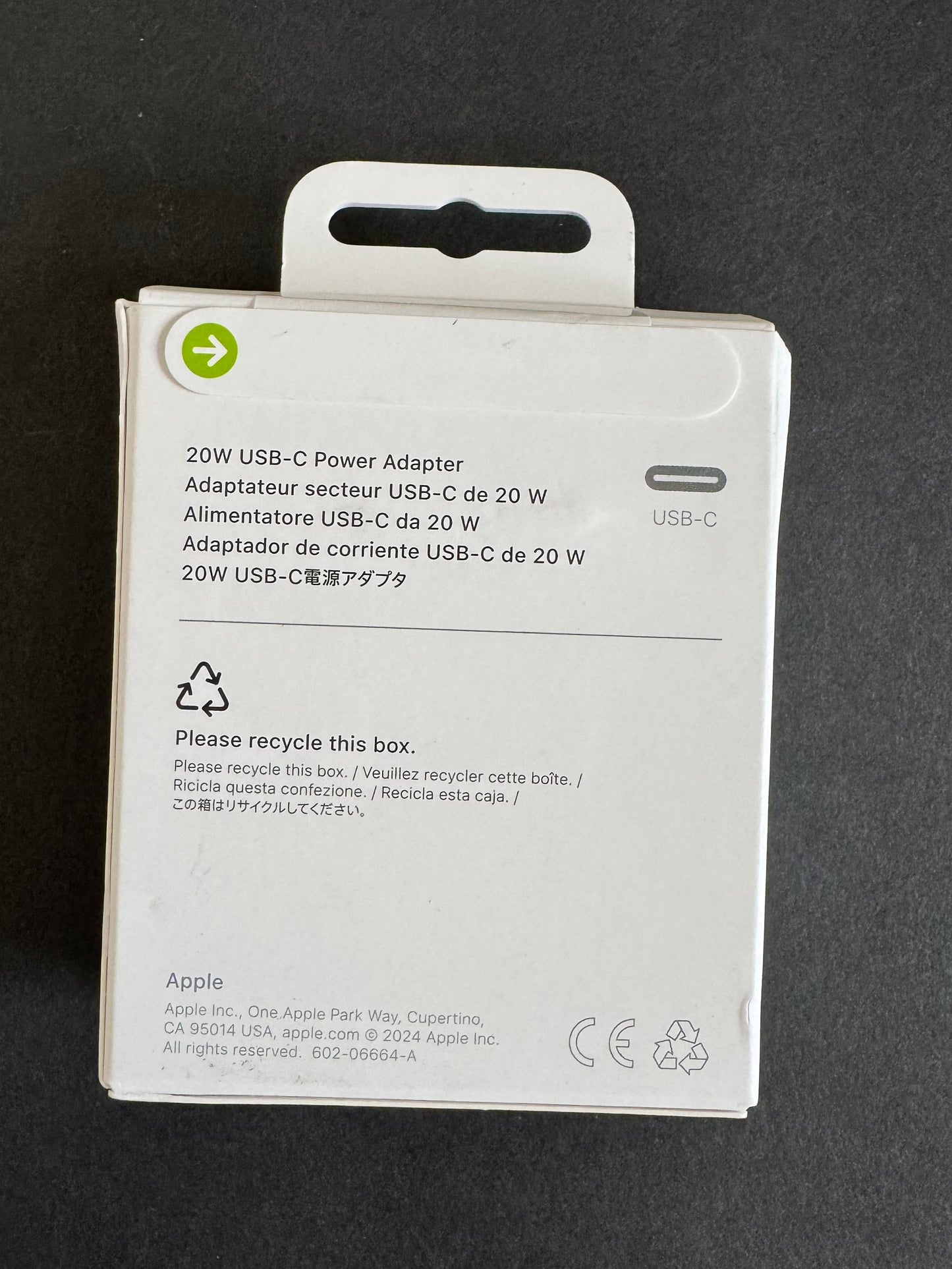 Apple - 20W USB-C Power Adapter - White