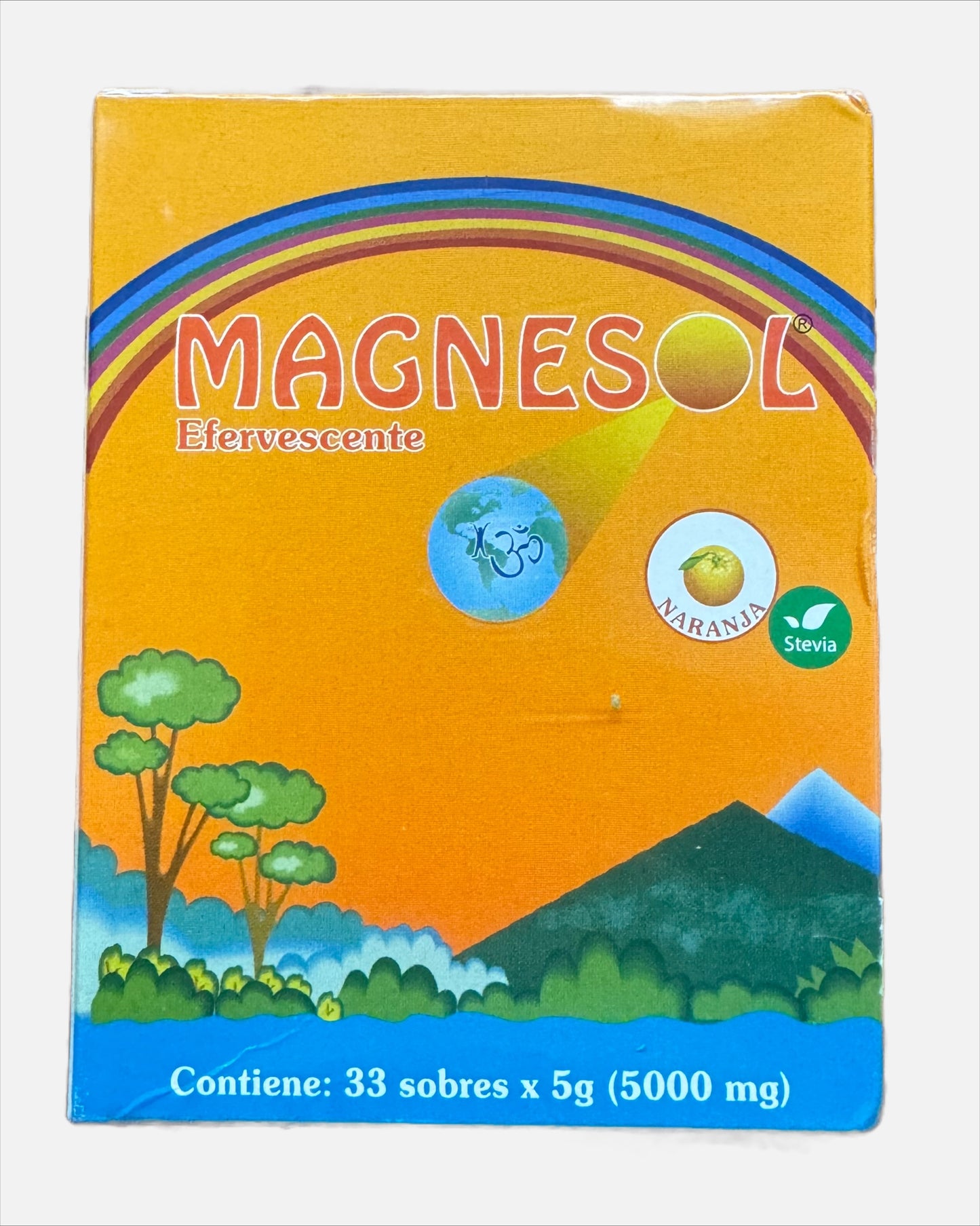 Magnesol Naranja, 33 Count Magnesium 5g Orange