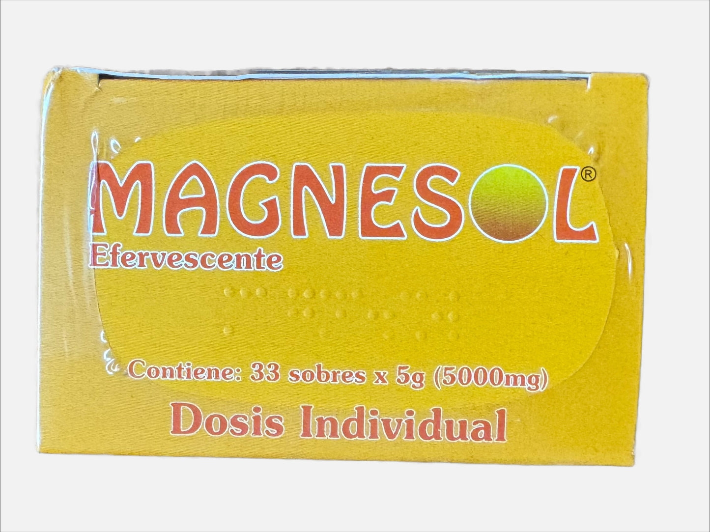 Magnesol Naranja, 33 Count Magnesium 5g Orange