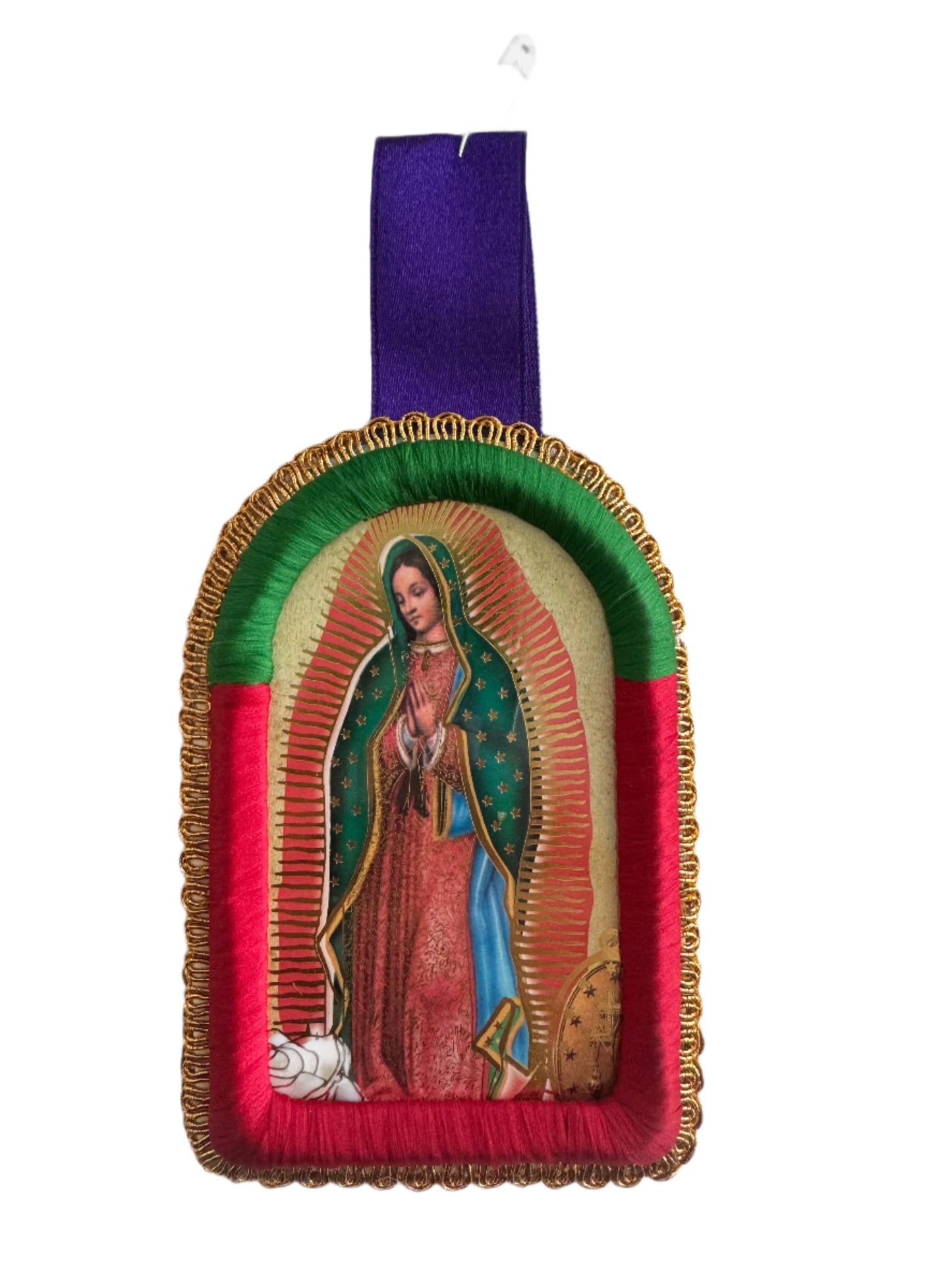 Detente Señor de los Milagros y Virgen de Guadalupe en diferentes tamaños